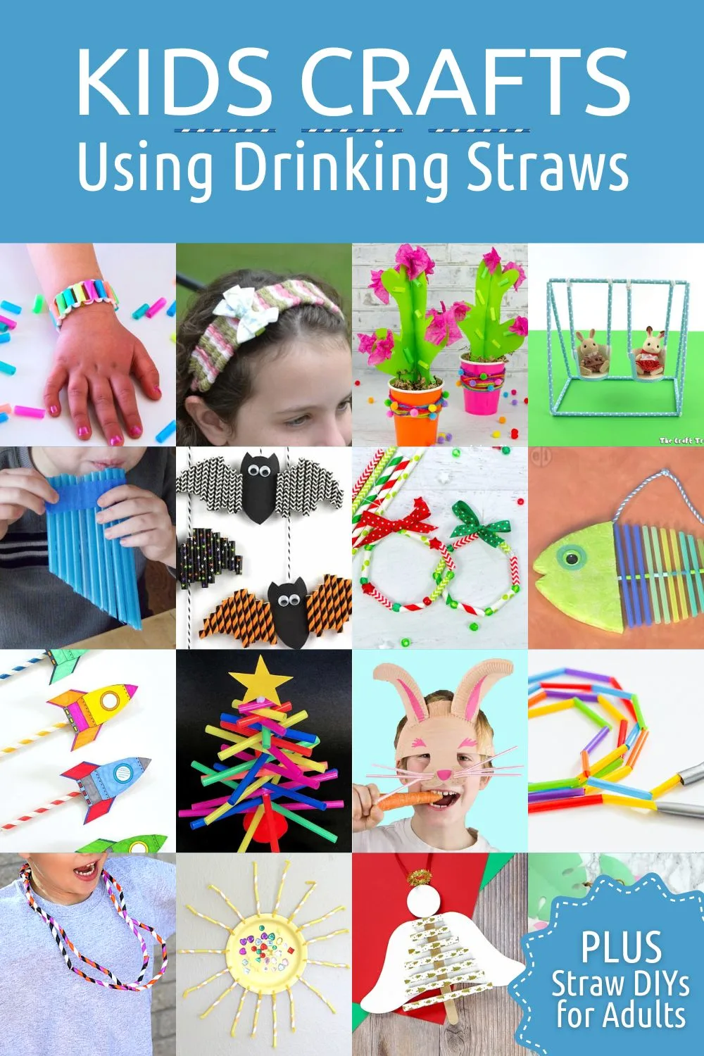 Crafts with Straws for Both Kids & Adults! - DIY Candy