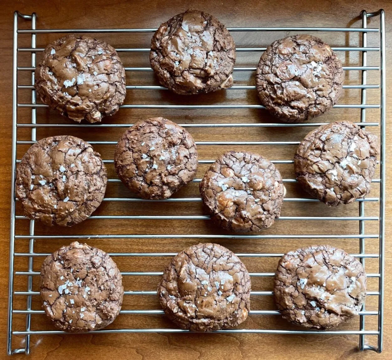 salted caramel chip chocolate cookies