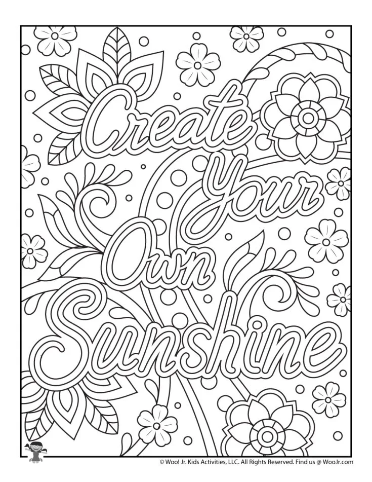 53 Flower Coloring Pages (Free PDF Printables)