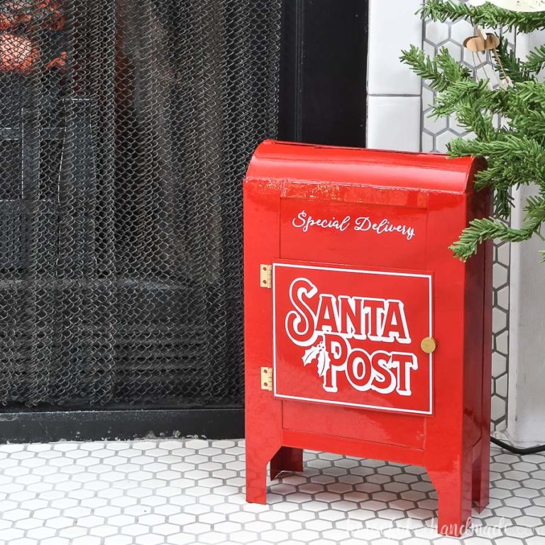 DIY Santa Mailbox from Cereal Boxes