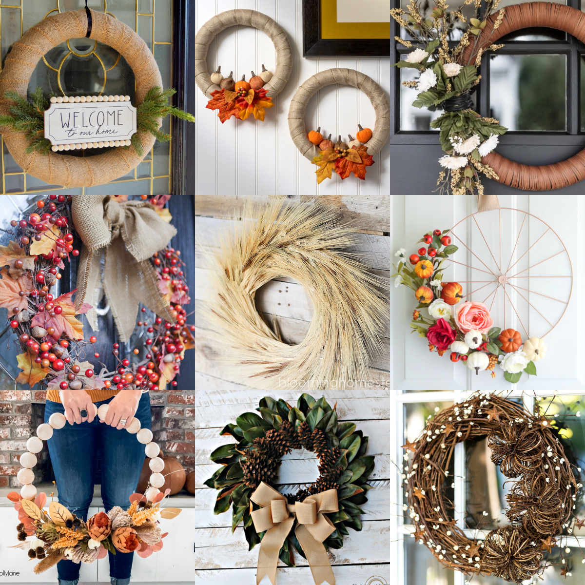 DIY wreaths to make for autumn