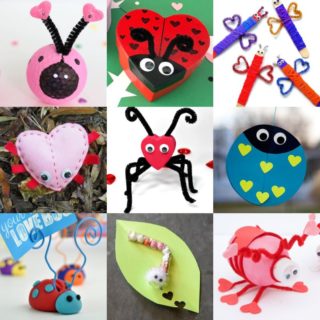 Easy love bug crafts for Valentine's Day