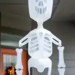 Make a milk jug skeleton