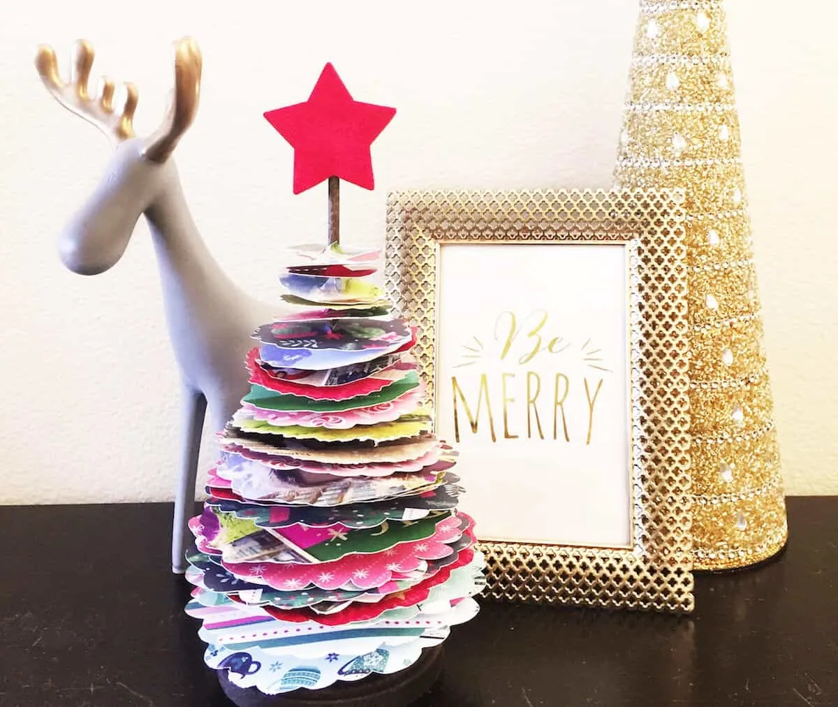 christmas card craft How to recycle greeting cards