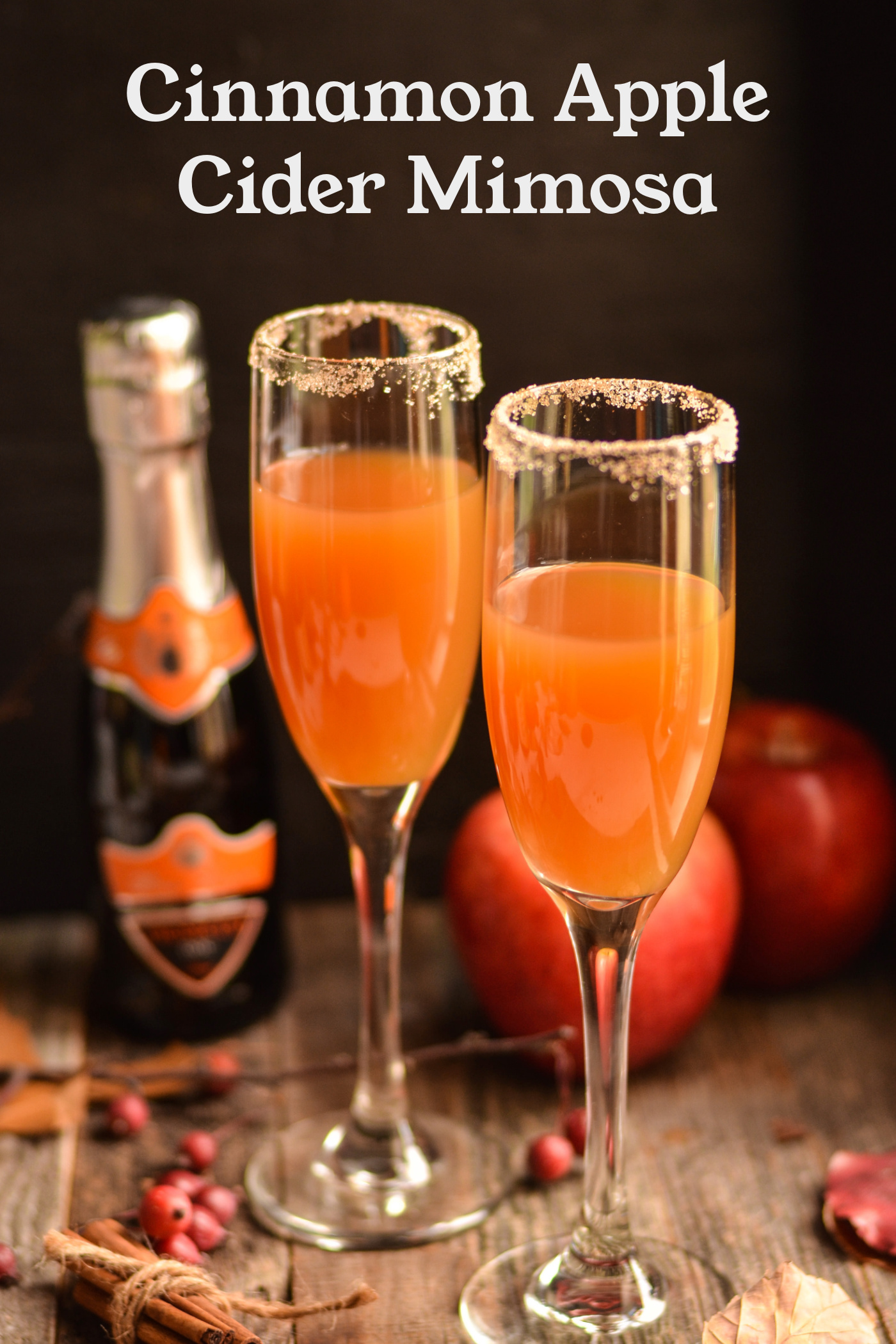 Apple Cider Mimosa - Sparkles to Sprinkles