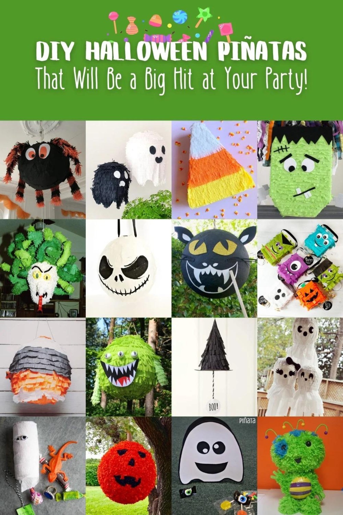DIY Halloween Pinatas for Your Party