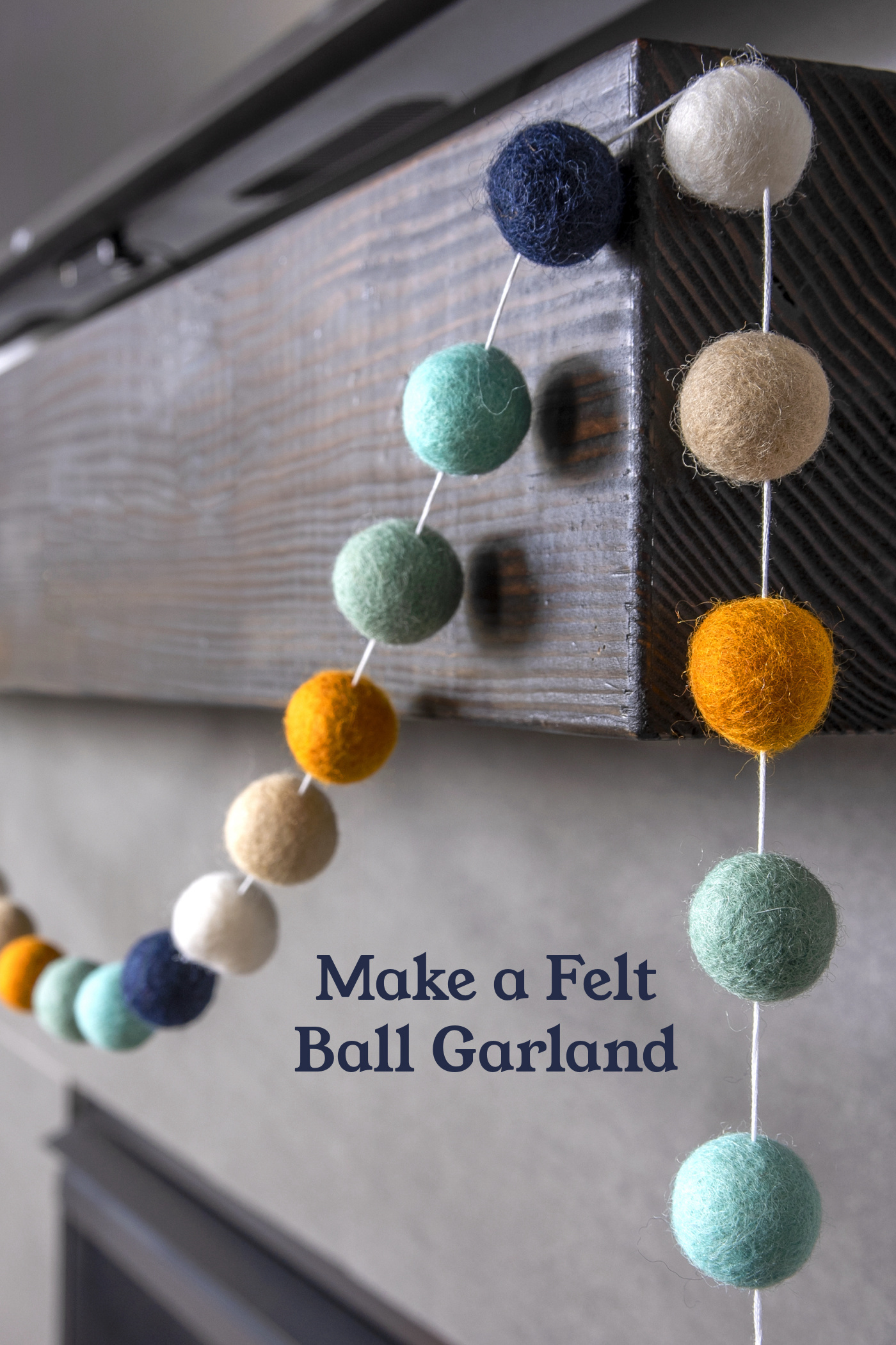 Make a Felt Ball Garland