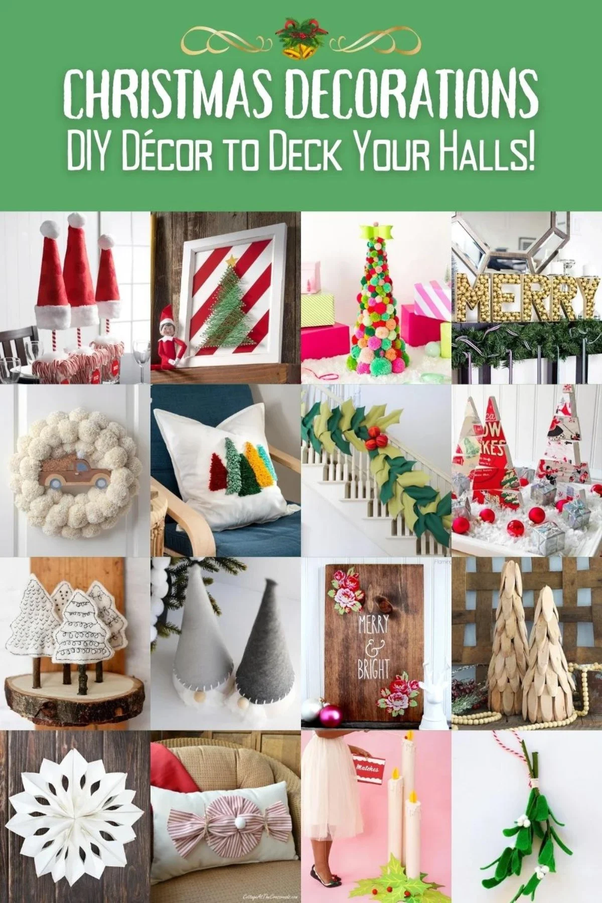 Deck Your Halls Over 50 Diy Christmas Decorations To Make Candy