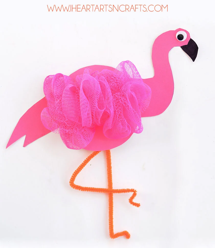 flamingo craft for kids