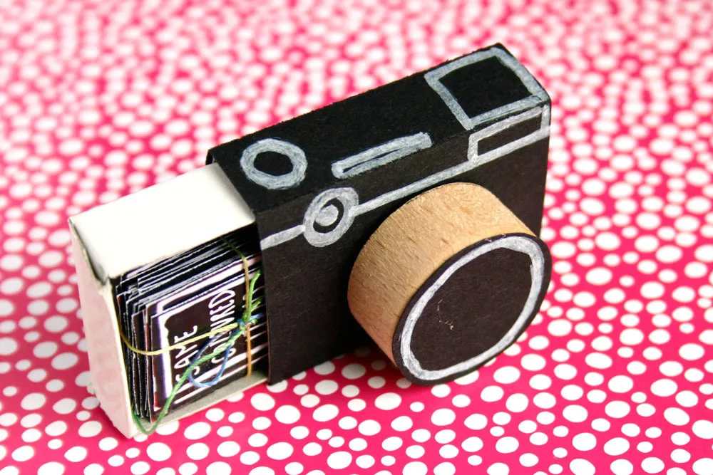 matchbox camera diy with photo prompts