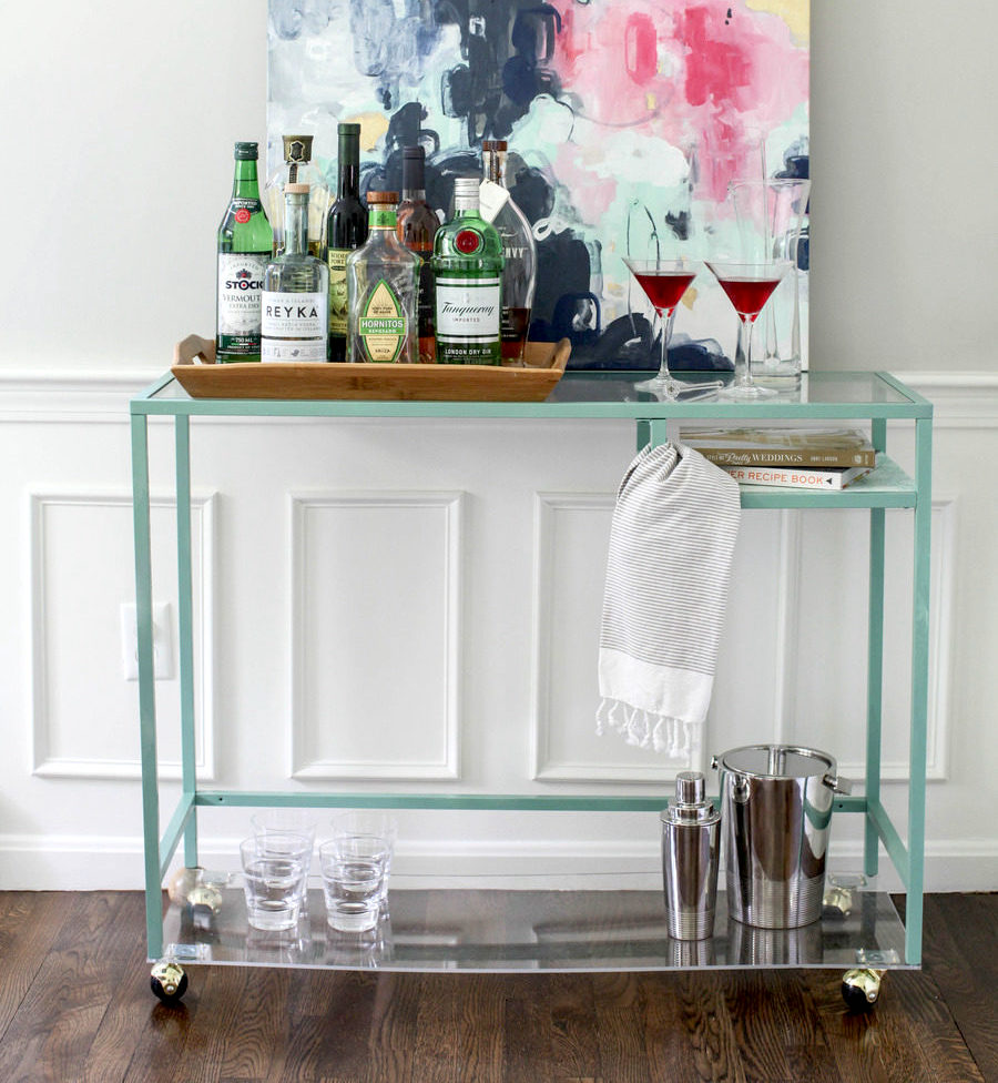 DIY Ikea Bar Cart Hack