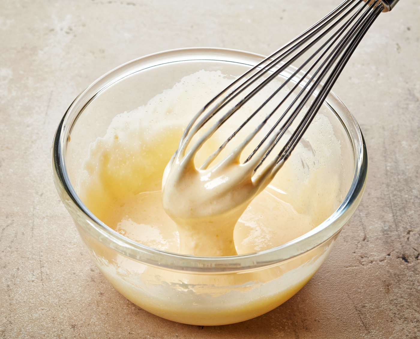 Mixing-yellow-cake-mix-in-a-bowl