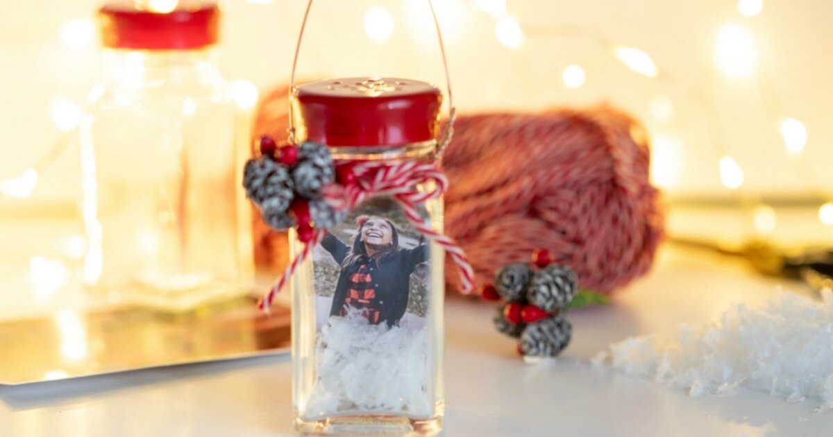 Salt Shaker Snow Globe Ornaments