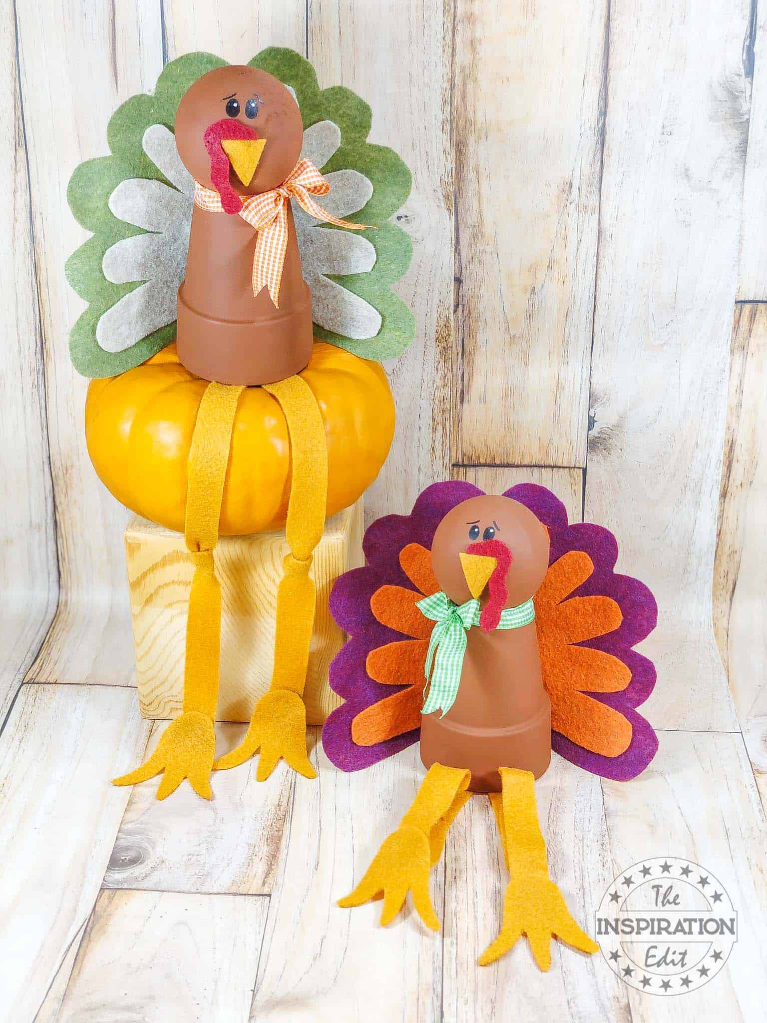 Thanksgiving Clay Pot Turkeys