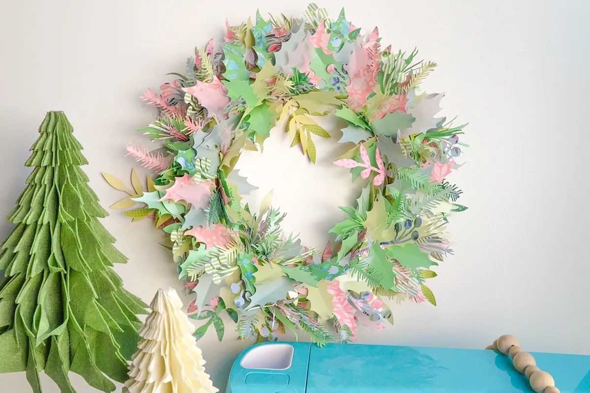 Paper Christmas Wreath