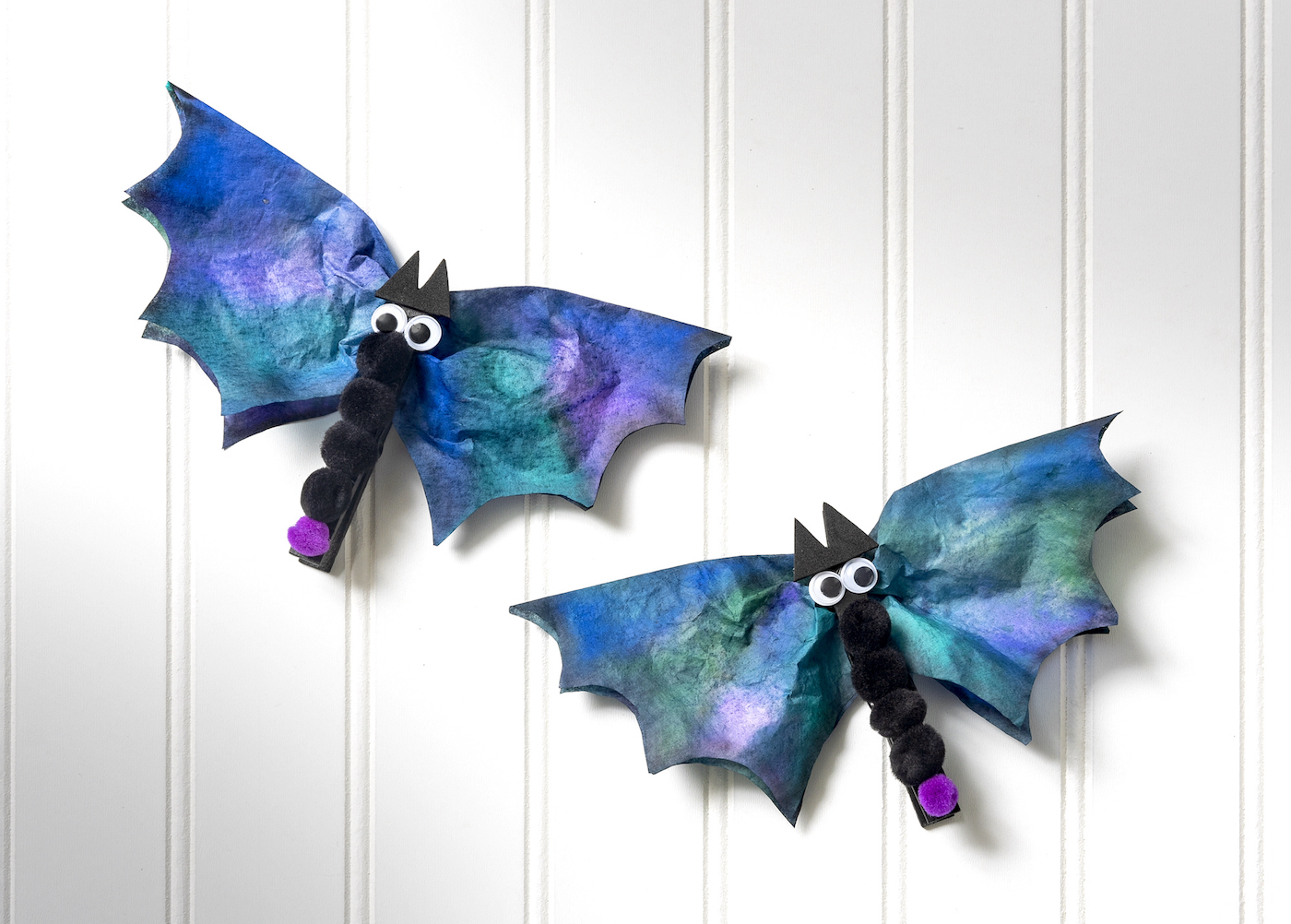 coffee filter bats