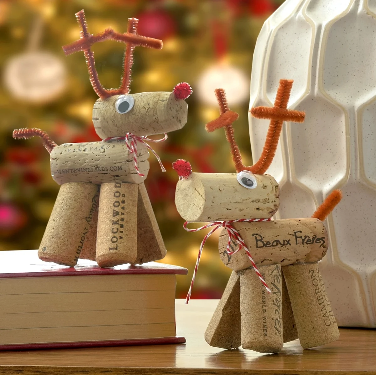 cork reindeer ornaments