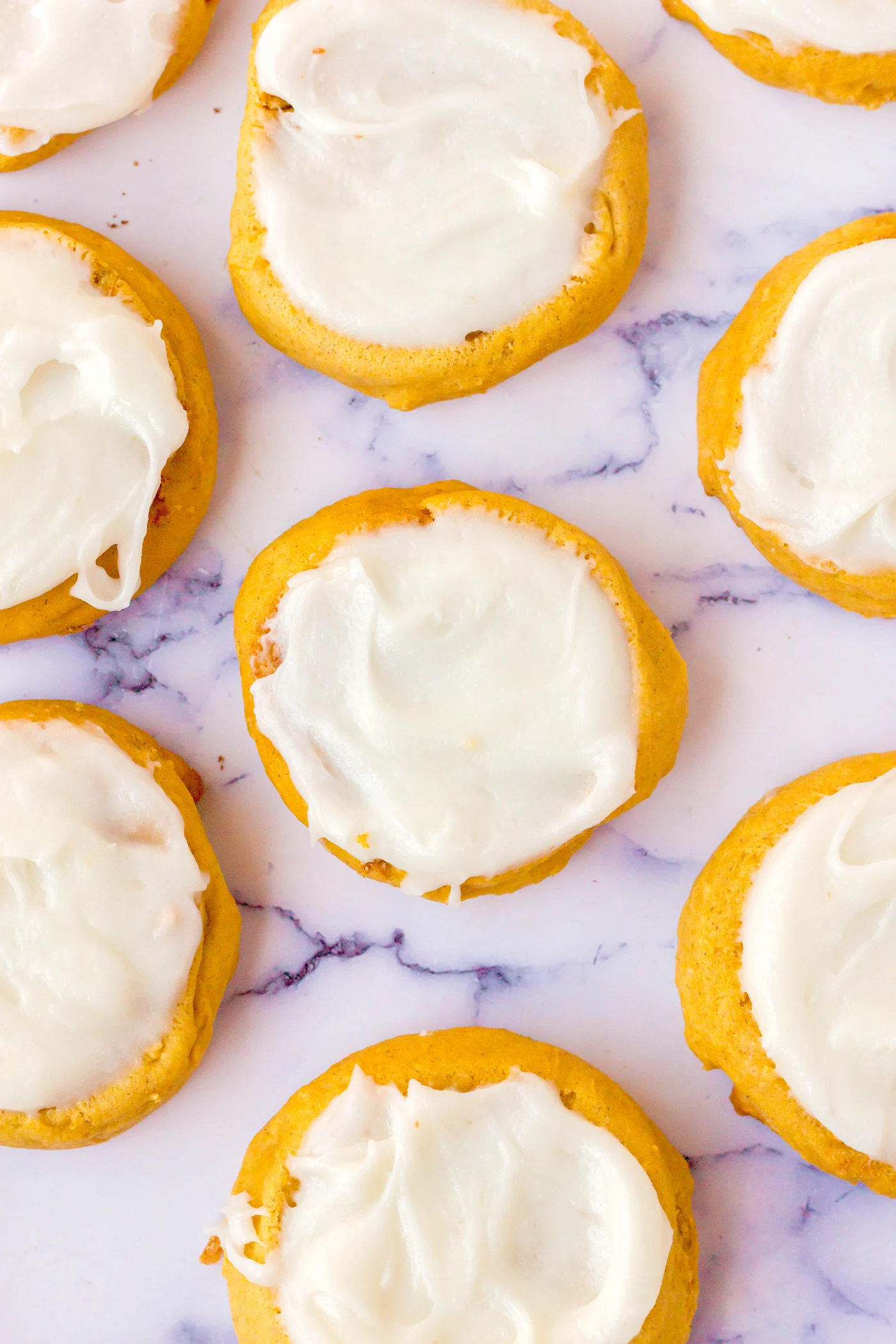 pumpkin icing cookies