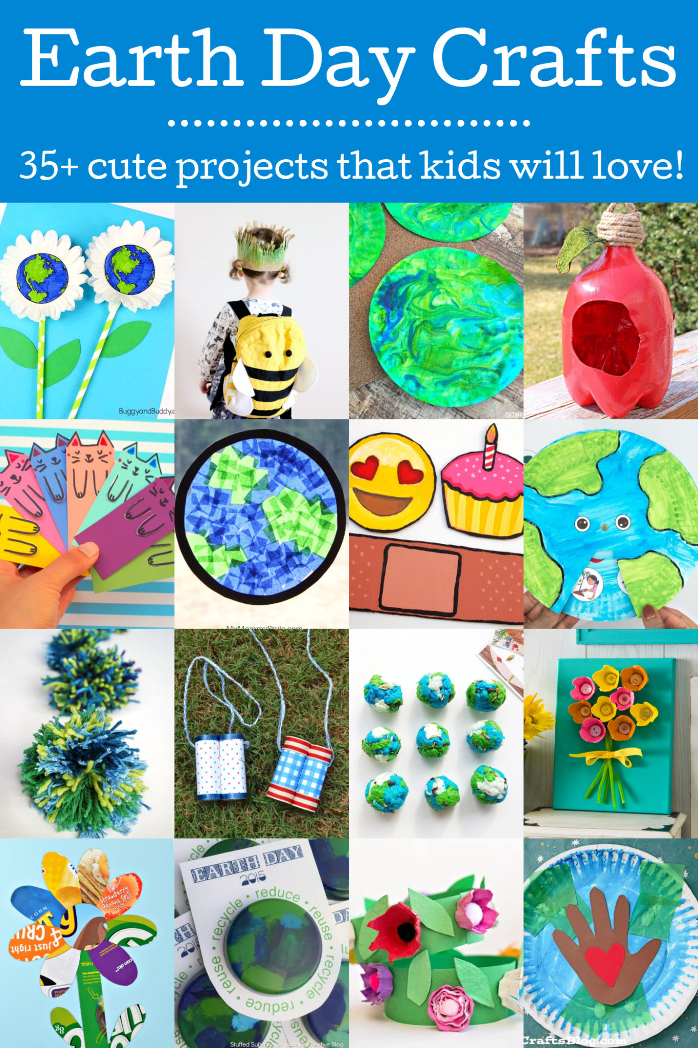 Earth Day Crafts and Activities That Kids will Love - DIY Candy