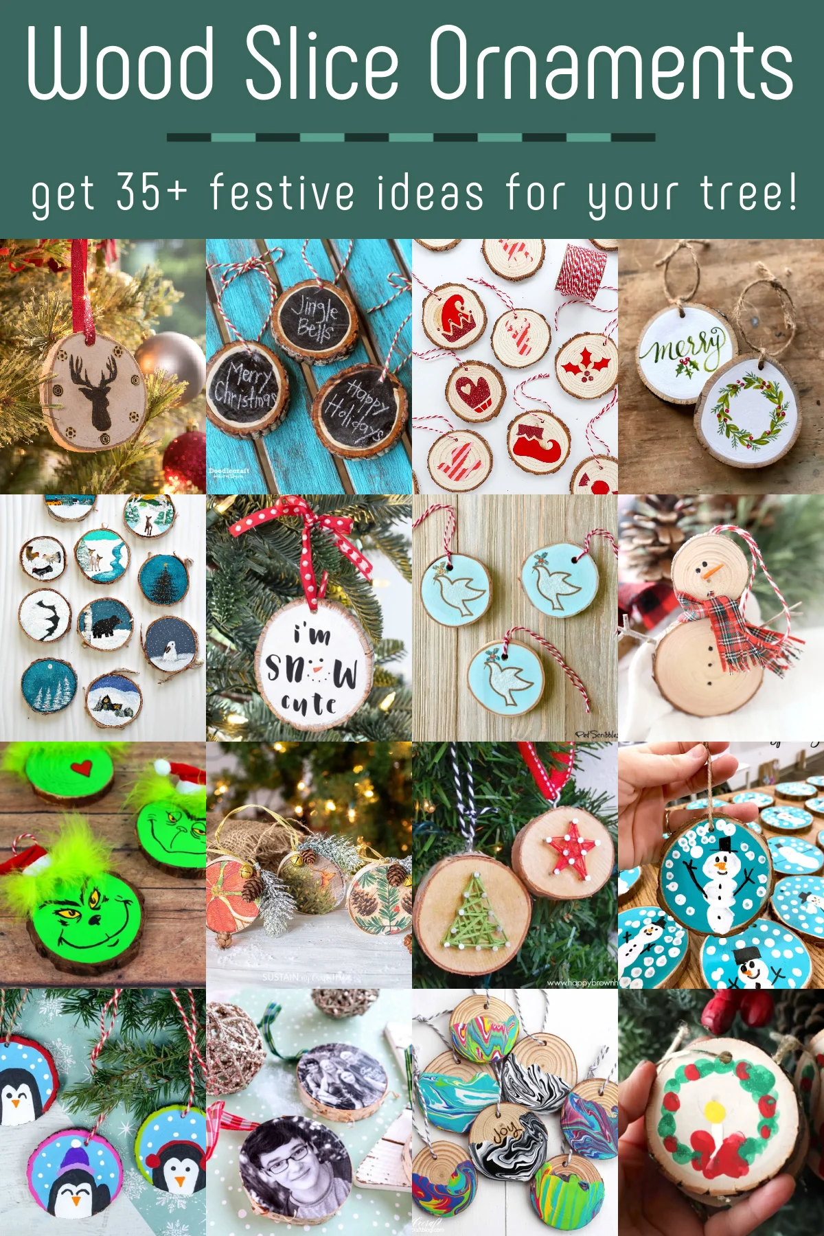 10+ Wood Slices Craft Projects Ideas, Ornaments