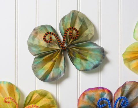 Coffee Filter Butterflies for Spring Fun! - DIY Candy