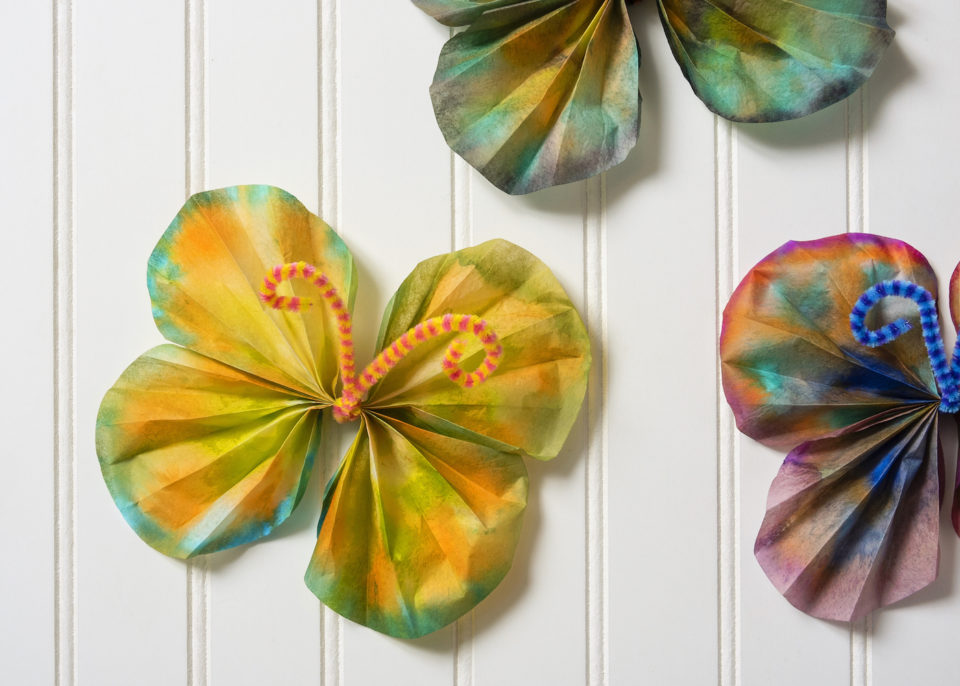 Coffee Filter Butterflies for Spring Fun! - DIY Candy