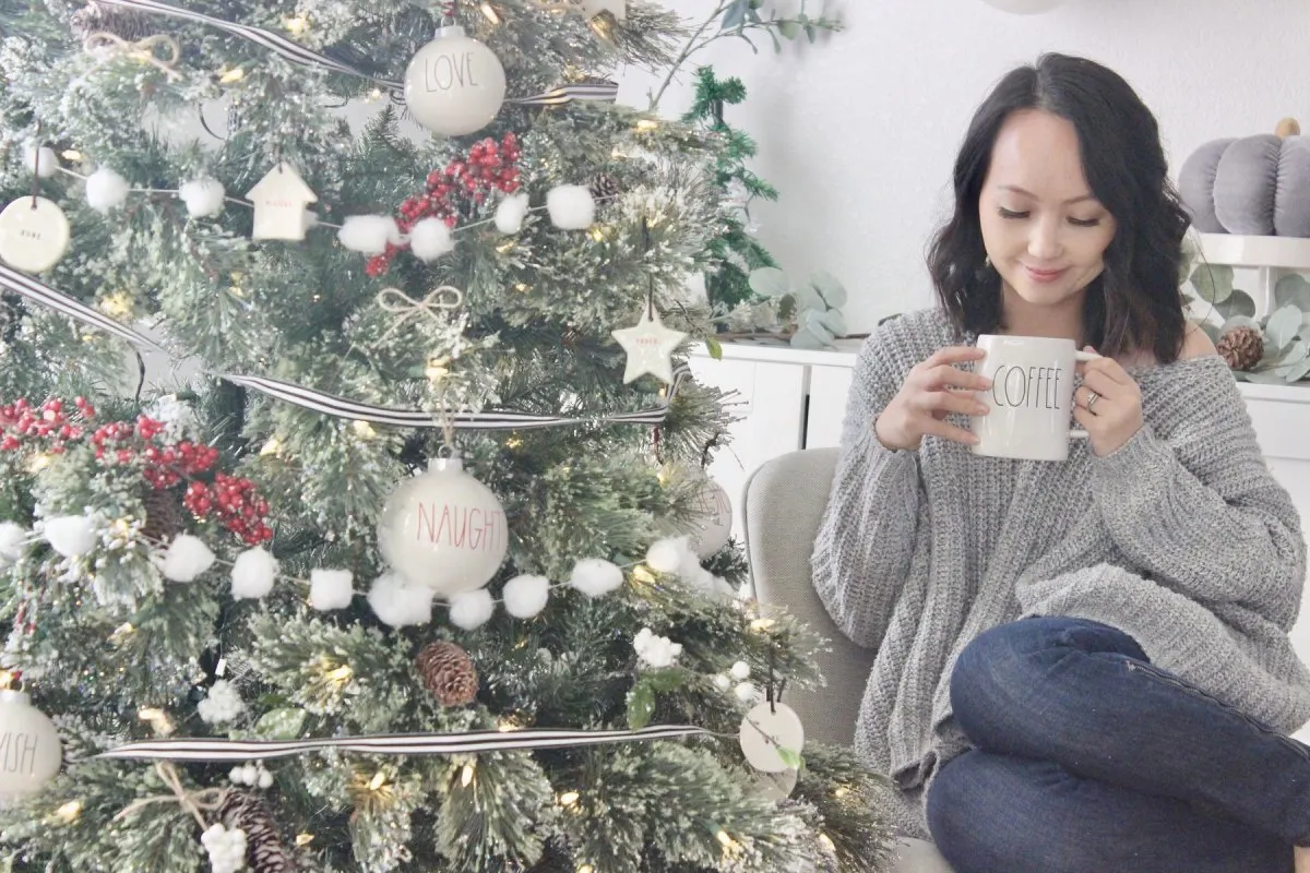 diy cotton ball garland for your tree