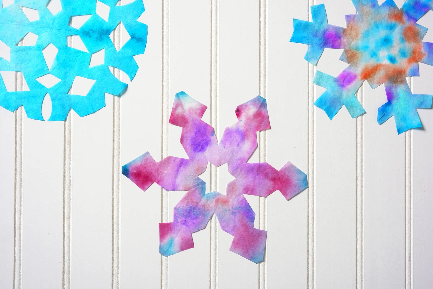 Simple Glittery Snowflake Craft for Kids - Ducks 'n a Row