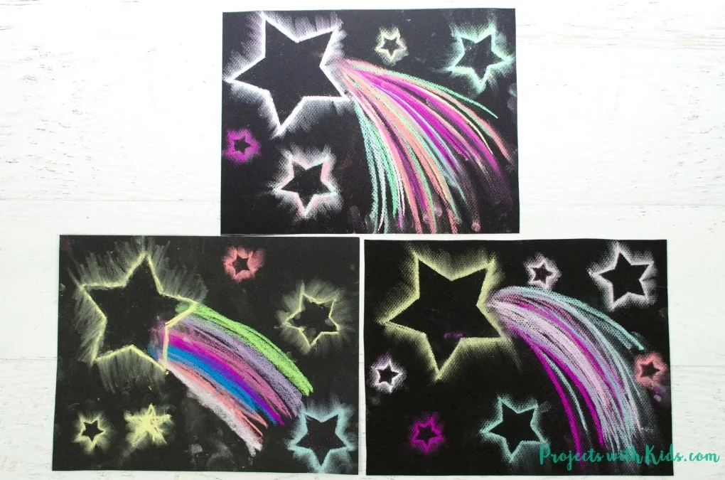 Dazzling Shooting Star Paintings