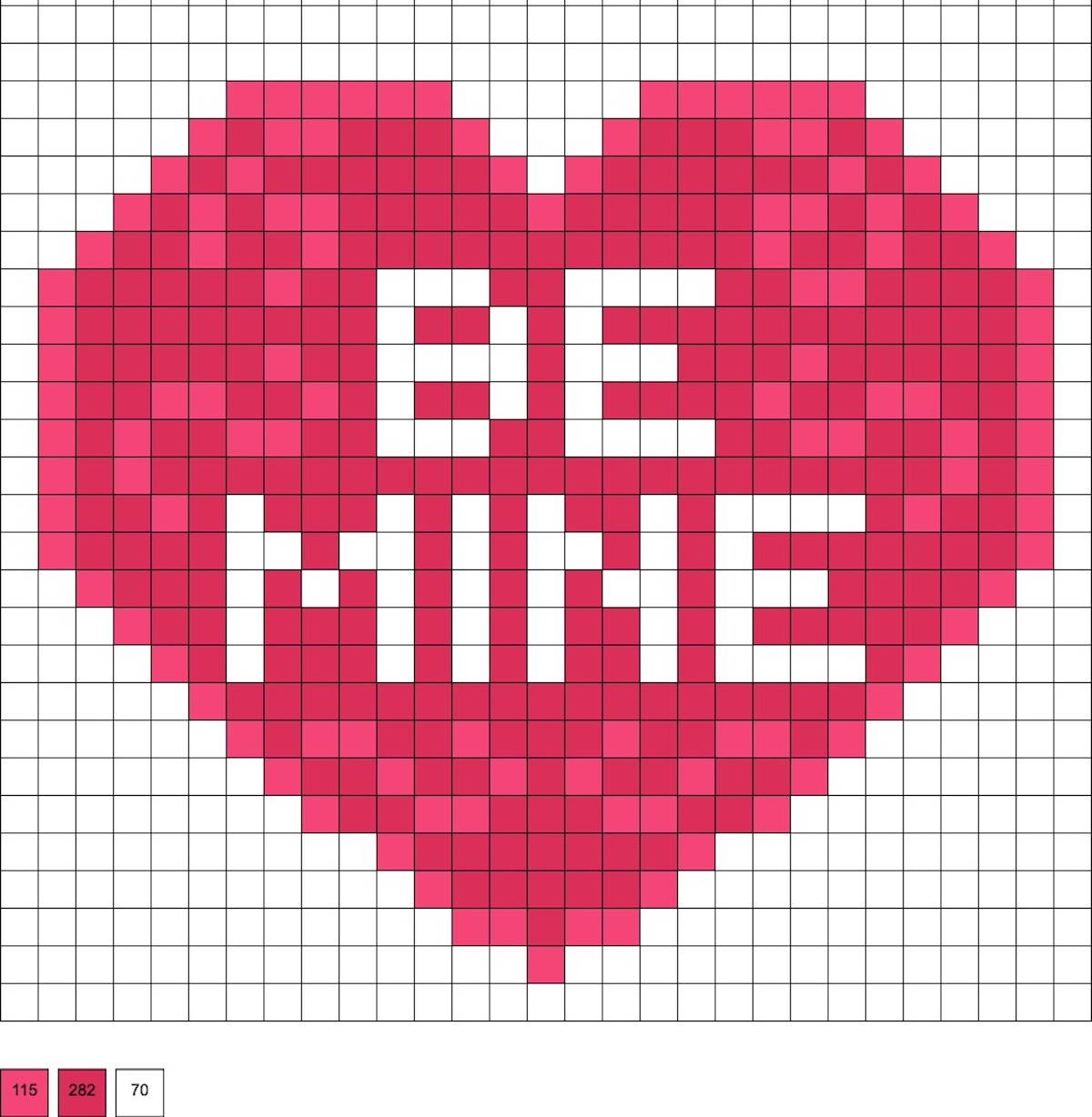 You Melt My Heart Perler Bead Valentine (Free Printable) - The Kim