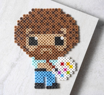 Bob Ross Perler Beads (Free Patterns) - DIY Candy