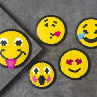 Emoji perler beads