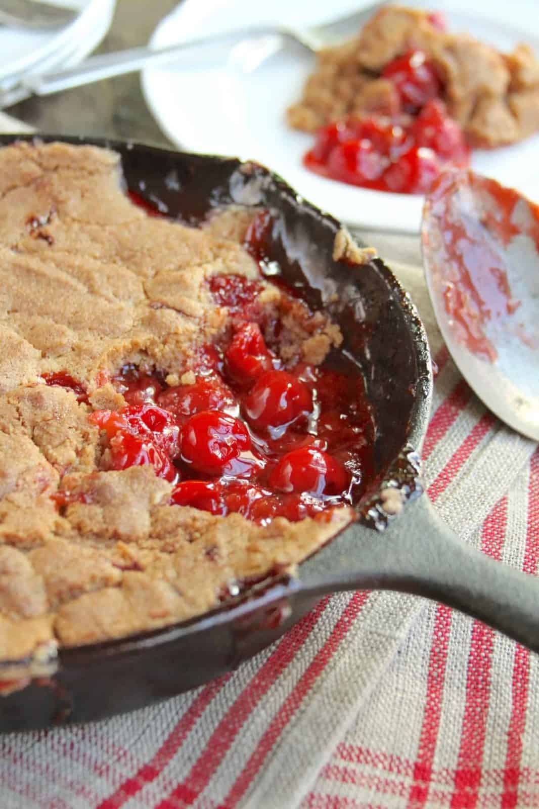 Jiffy skillet cherry cobbler recipe