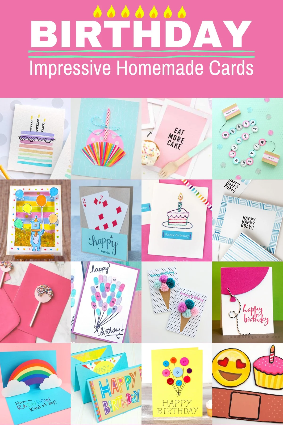 Cute and Easy 3d Homemade Birthday Cards for Kids - Red Ted Art
