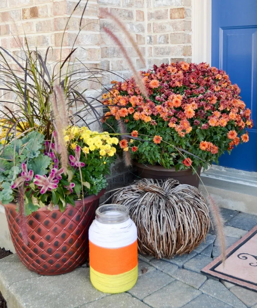 candy corn luminaries