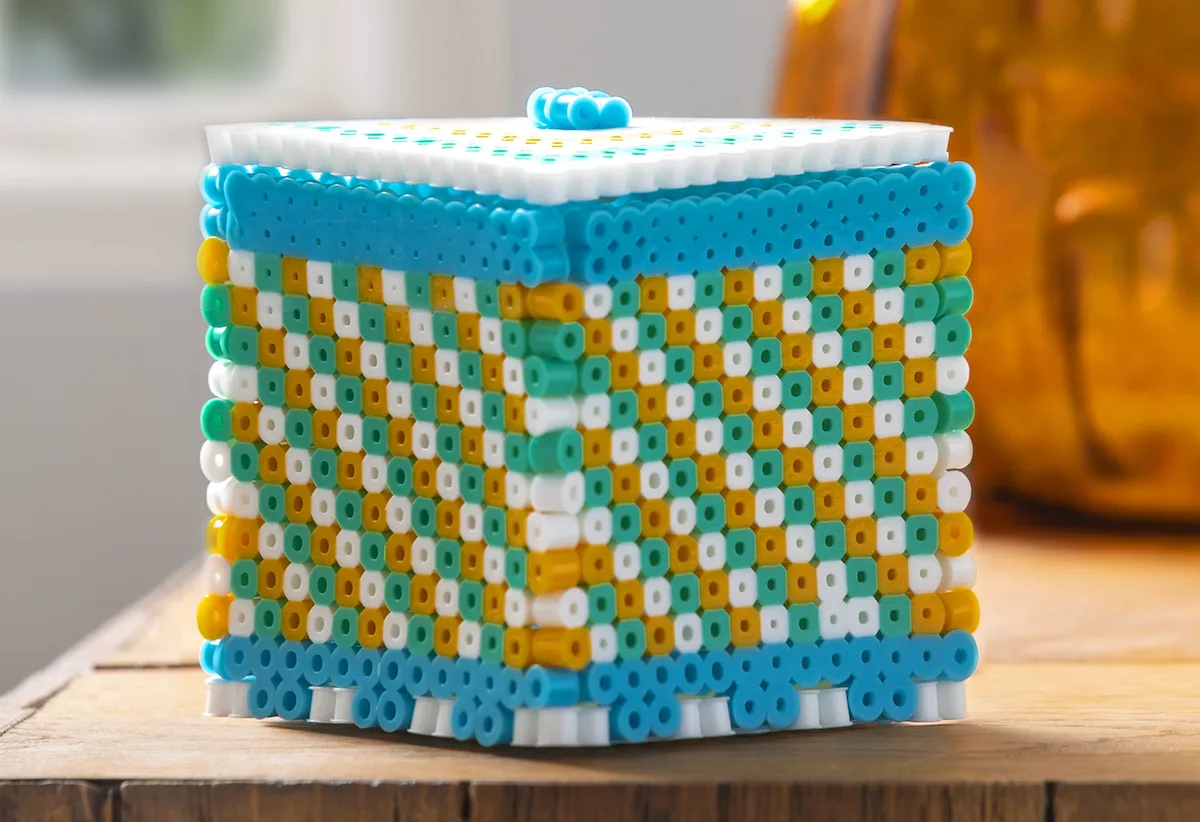 Perler Bead Box to Hold Your Treasures - DIY Candy