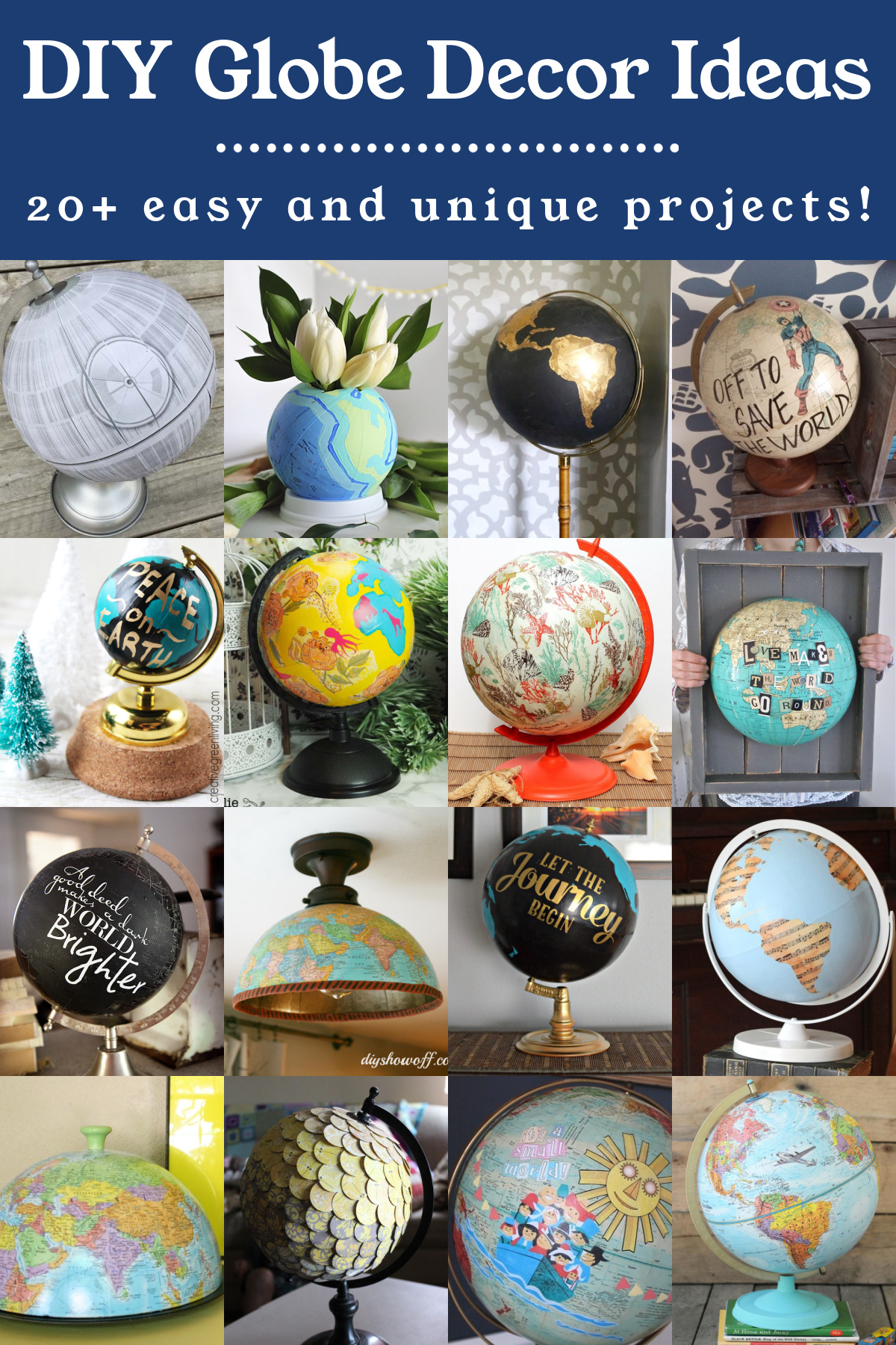 Easy DIY Globe Project Ideas for Home