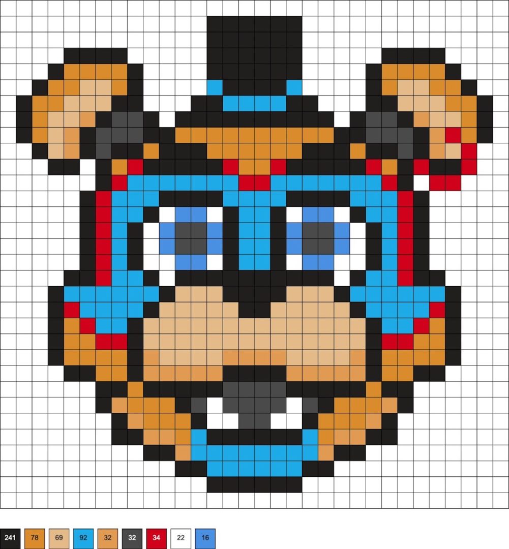 FNAF Perler Beads (Five Nights at Freddy's) - DIY Candy