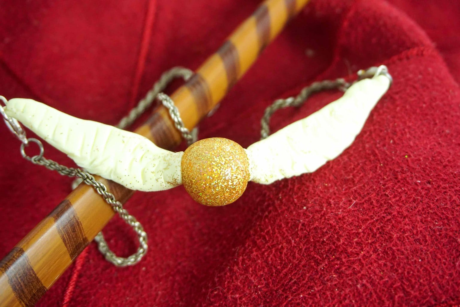 golden snitch diy necklace harry potter craft