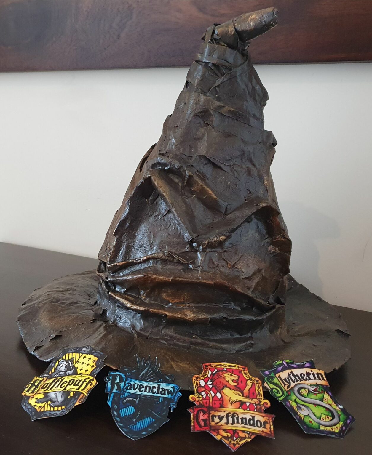 Sorting hat paper mache diy