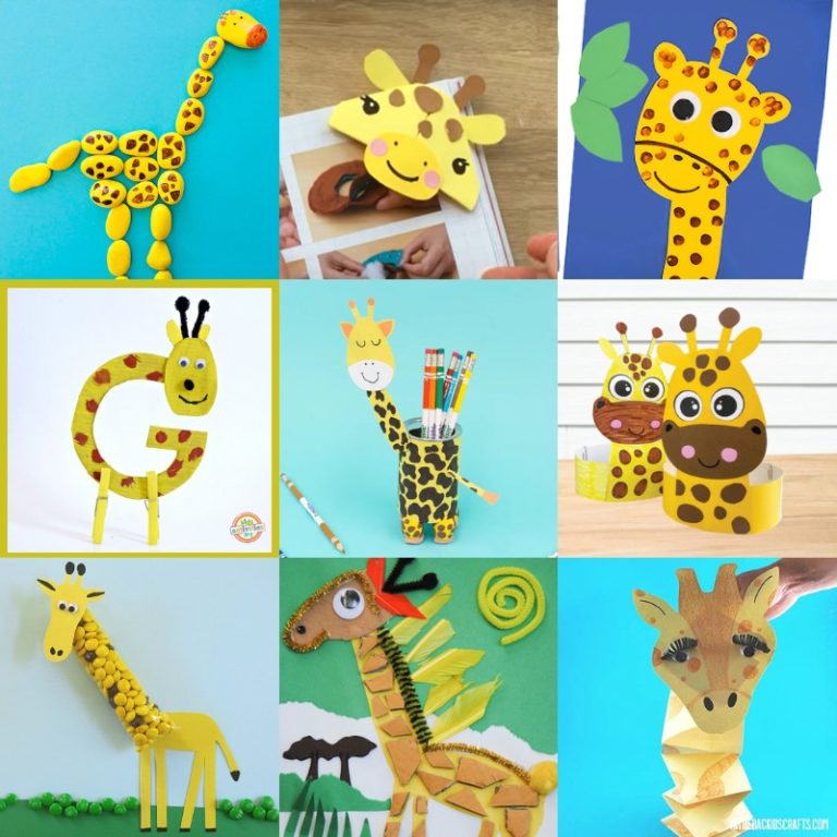 Super fun giraffe crafts for kids