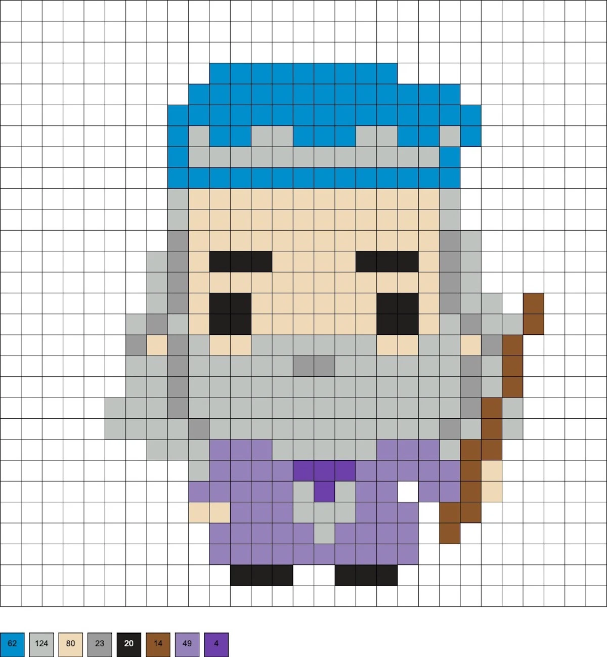 dumbledore perler beads