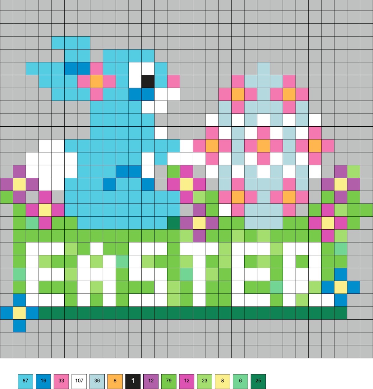 10 Easter Perler Bead Patterns and Ideas! - Keep Calm And Mommy On