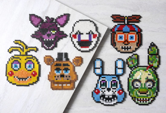 Fnaf Perler Beads Five Nights At Freddys Diy Candy 0788