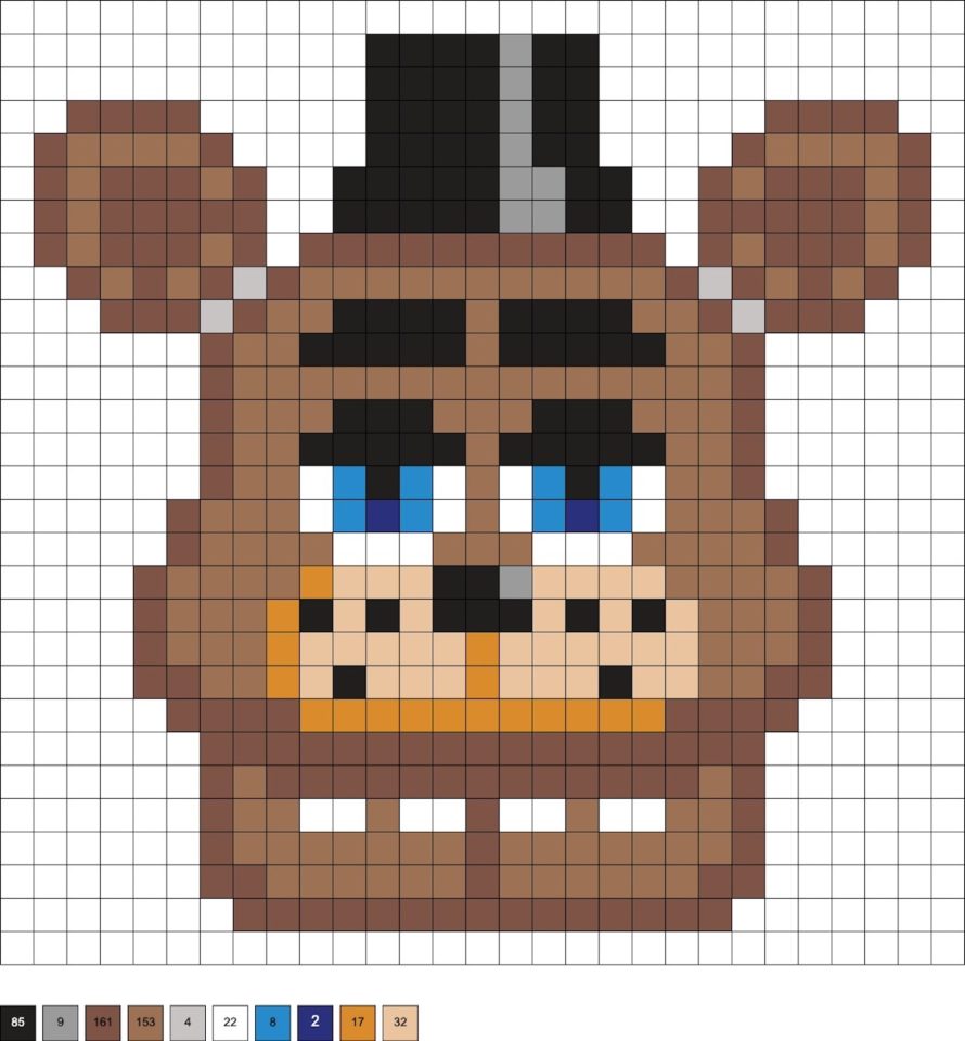 FNAF Perler Beads (Five Nights at Freddy's) - DIY Candy