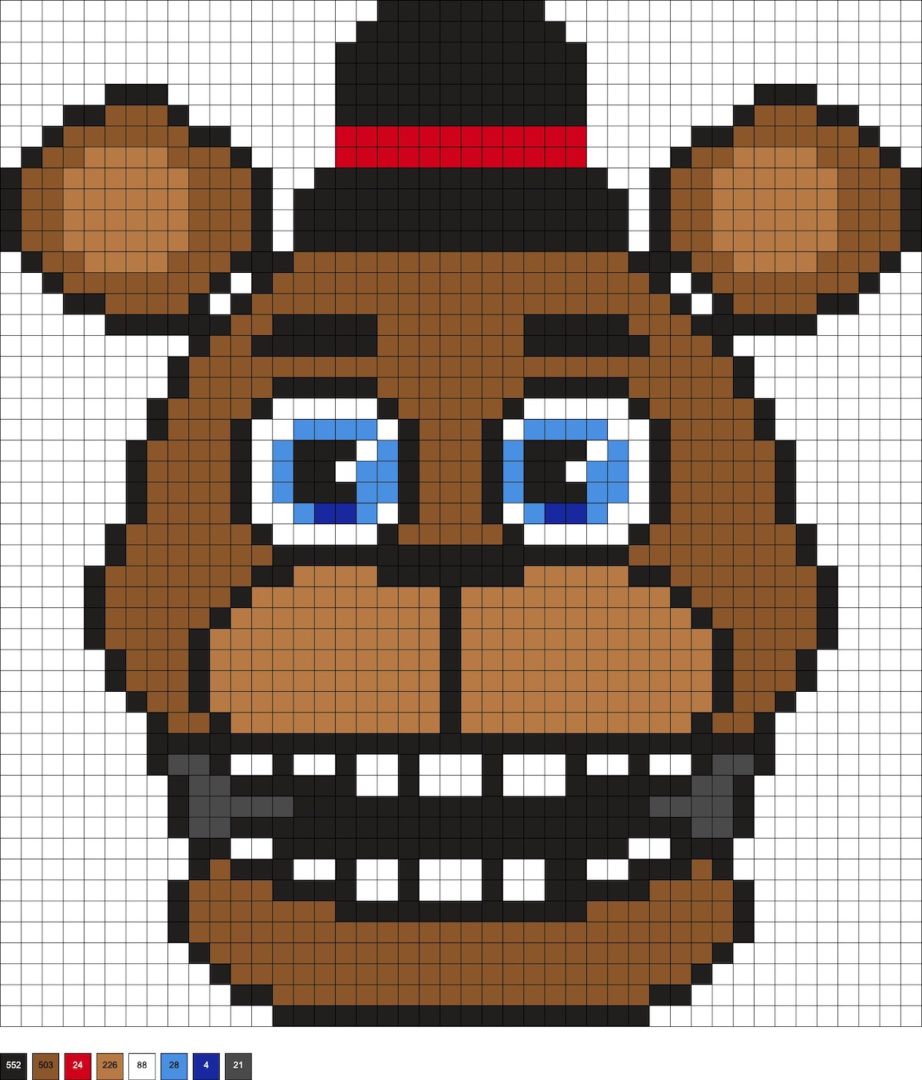 FNAF Perler Beads (Five Nights at Freddy's) - DIY Candy