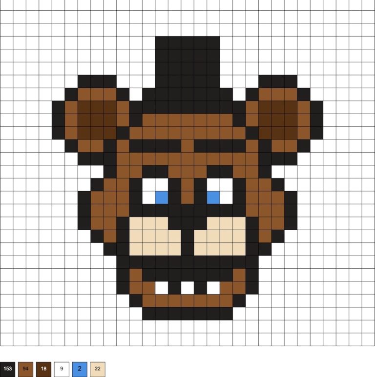 FNAF Perler Beads (Five Nights at Freddy's) - DIY Candy