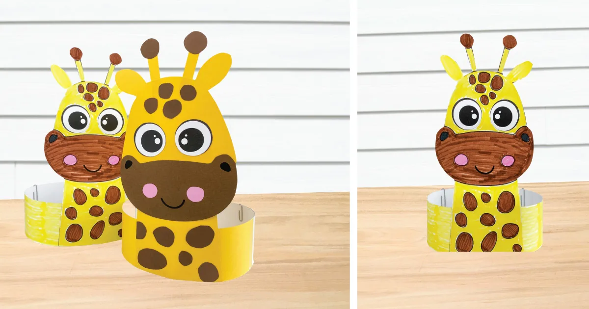 giraffe headband craft idea