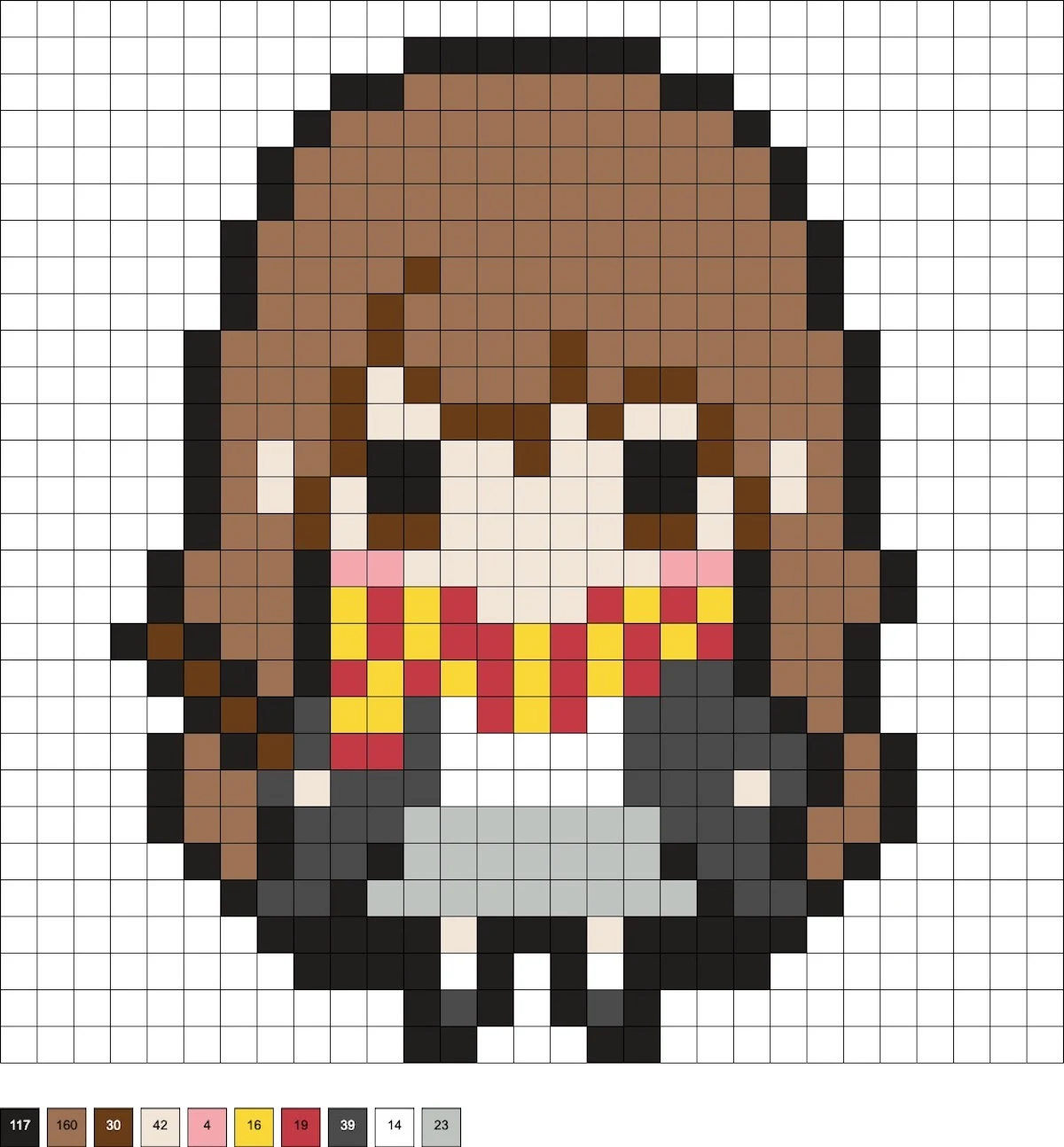 hermione granger perler beads