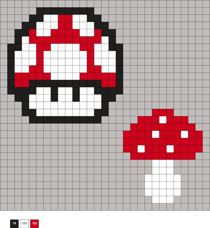 Mushroom Perler Beads (25+ Patterns!) - DIY Candy